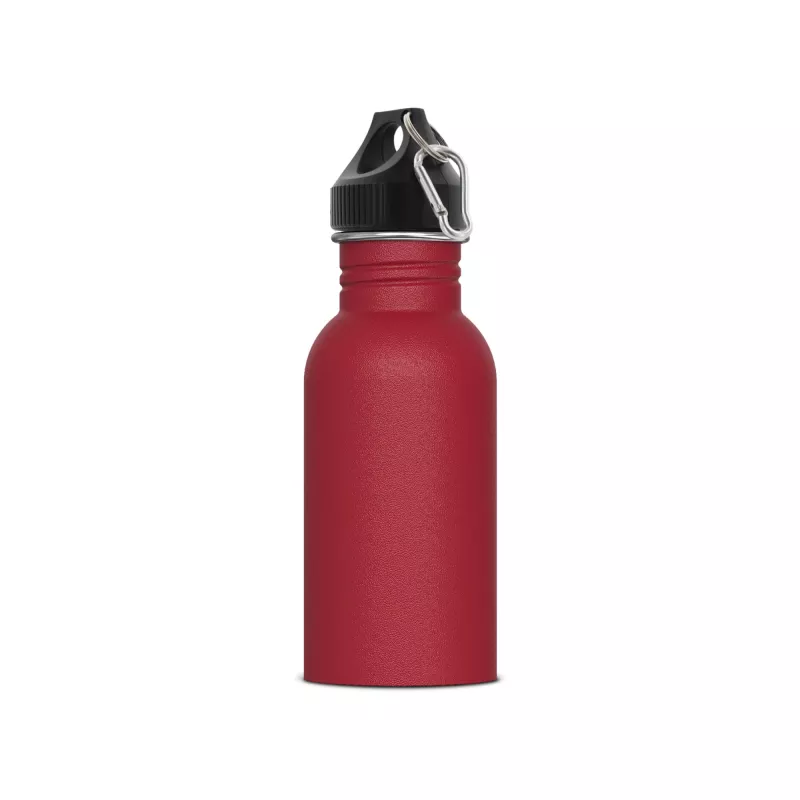 Butelka metalowa z pojedynczą ścianką Lennox 500ml - ciemnoczerwony (LT98894-N0020)