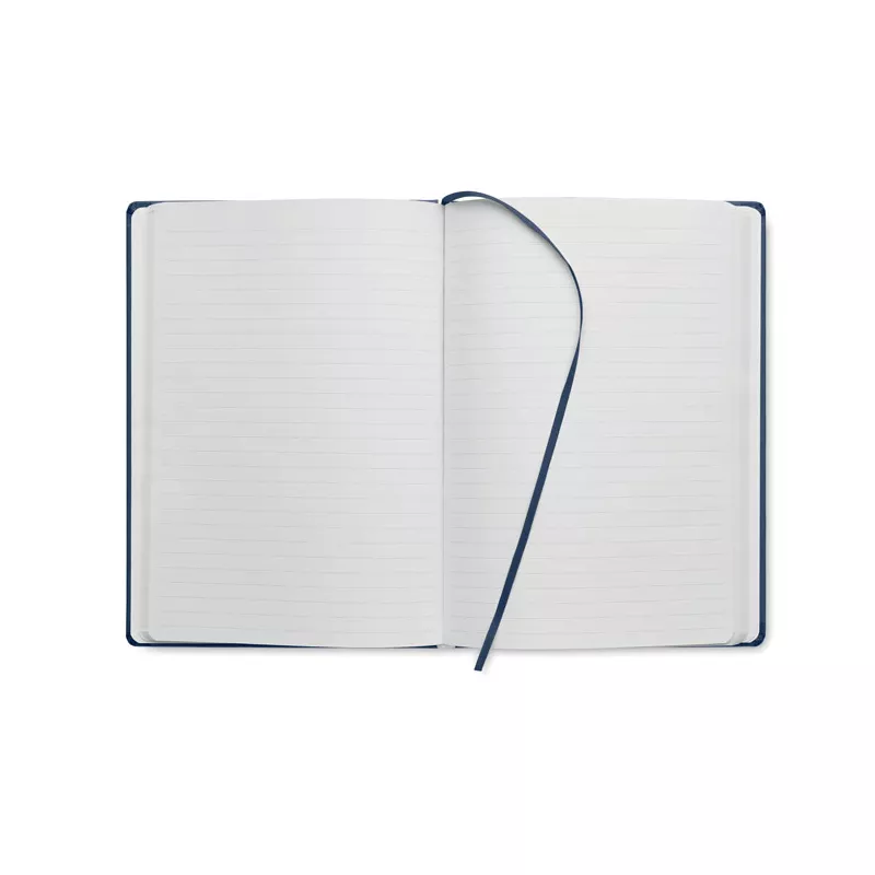 Notes A5 w okładce PU 100 kartek w linię OURS - Niebieski (MO6580-04)