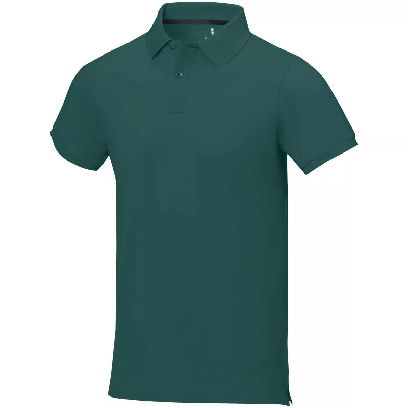 Męskie polo Calgary z krótkim rękawem - Forest Green2 (38080-FOREST2)
