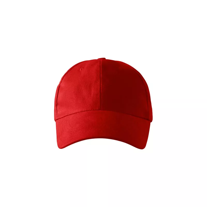 Dziecięca czapka z daszkiem 340 g/m² 6P KIDS 303 - Czerwony (ADLER303-CZERWONY)