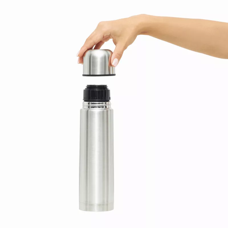 Termos o podwójnych ściankach, pojemność ok. 500 ml - srebrny (56-0304207)