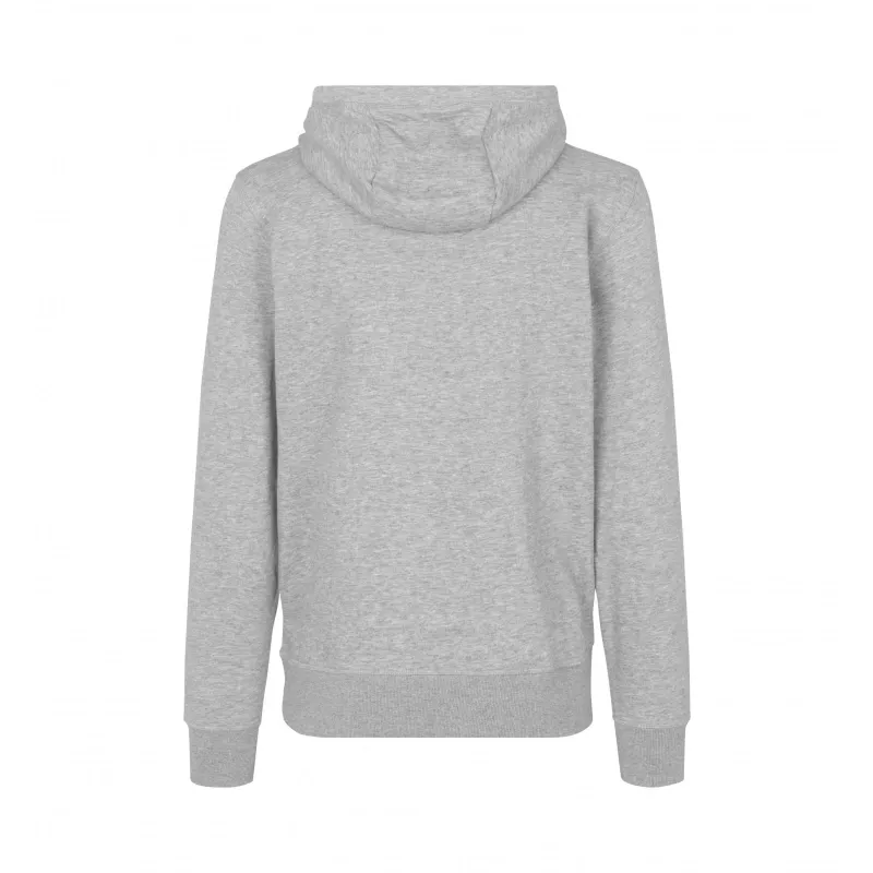 Bluza z kapturem ID CORE/zip 0638 300 g/m² - Grey Melange (0638-GREY MELANGE)