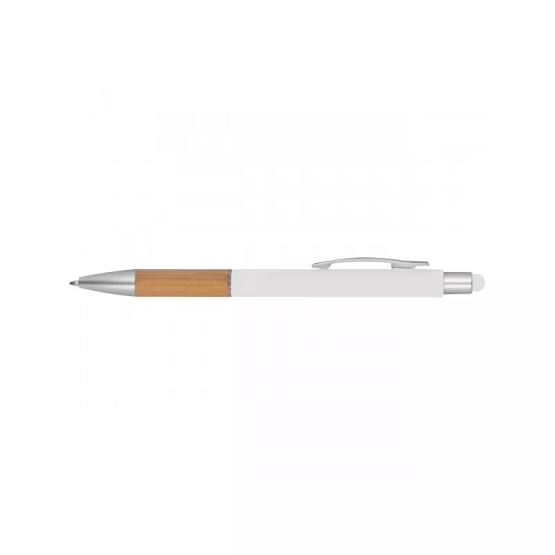 Długopis aluminiowy touch pen Tripoli - biały (264206)