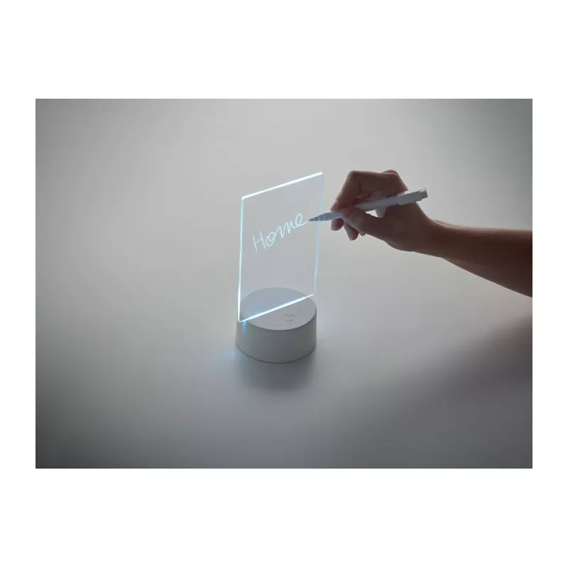 Tablica LED podświetlana z markerem LEDMEMO - Bialy (MO2919-06)