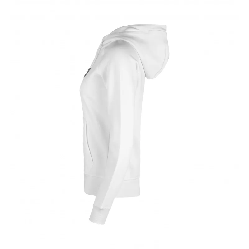 Bluza damska z kapturem ID CORE/zip 0639 300 g/m² - White (0639-WHITE)