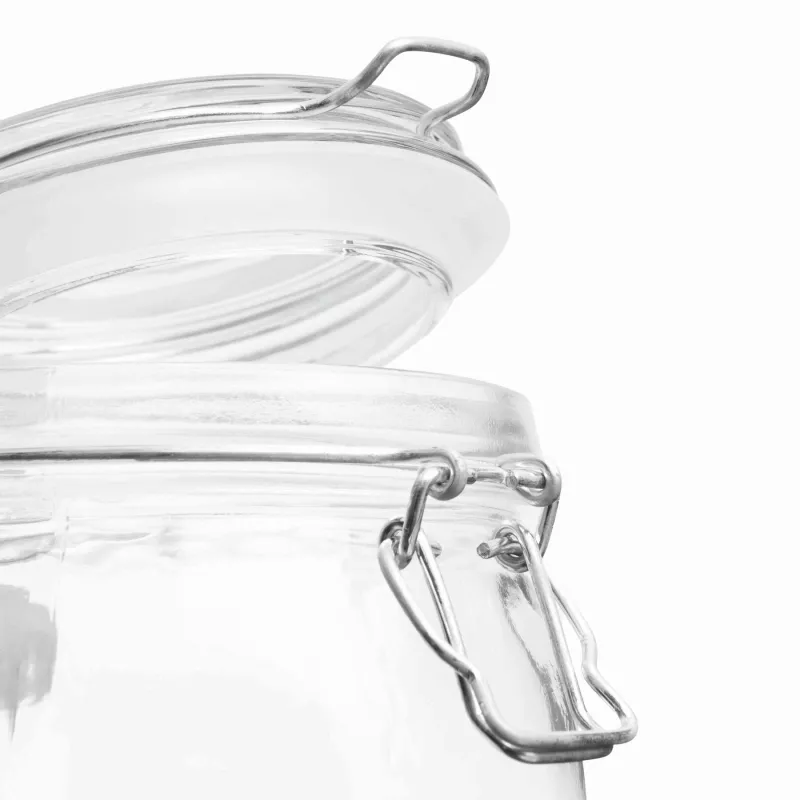 Szklany słoik, pojemność ok. 500 ml - transparentny (56-0306046)