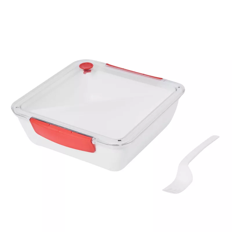 Pojemnik na lunch - biały, czerwony (56-0306025)