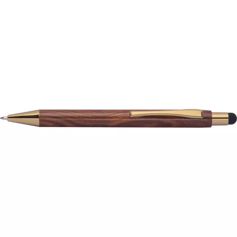 Długopis drewniany touch pen BILZEN - brązowy (219201)