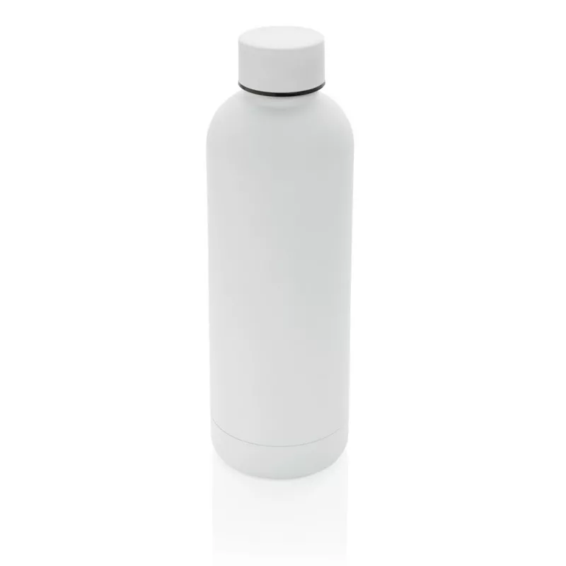 Butelka termiczna 500 ml, stal nierdzewna z recyklingu - biały (P435.703)