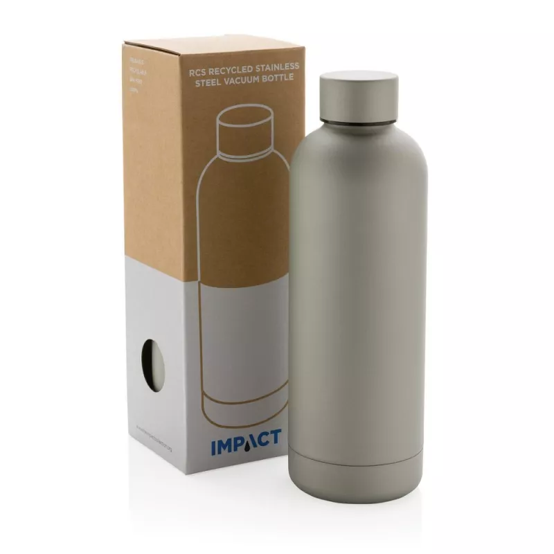 Butelka termiczna 500 ml, stal nierdzewna z recyklingu - srebrny (P435.700)