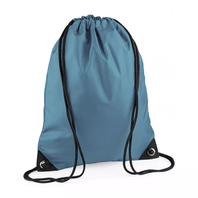 Reklamowy plecak na sznurkach  poliestrowy BagBase BG10, 34 x 45 cm - Ocean Blue (BG10-OCEAN BLUE)
