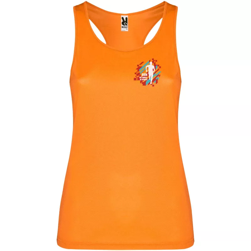 Shura damski podkoszulek sportowy - Fluor Orange (R0349-FLORANGE)