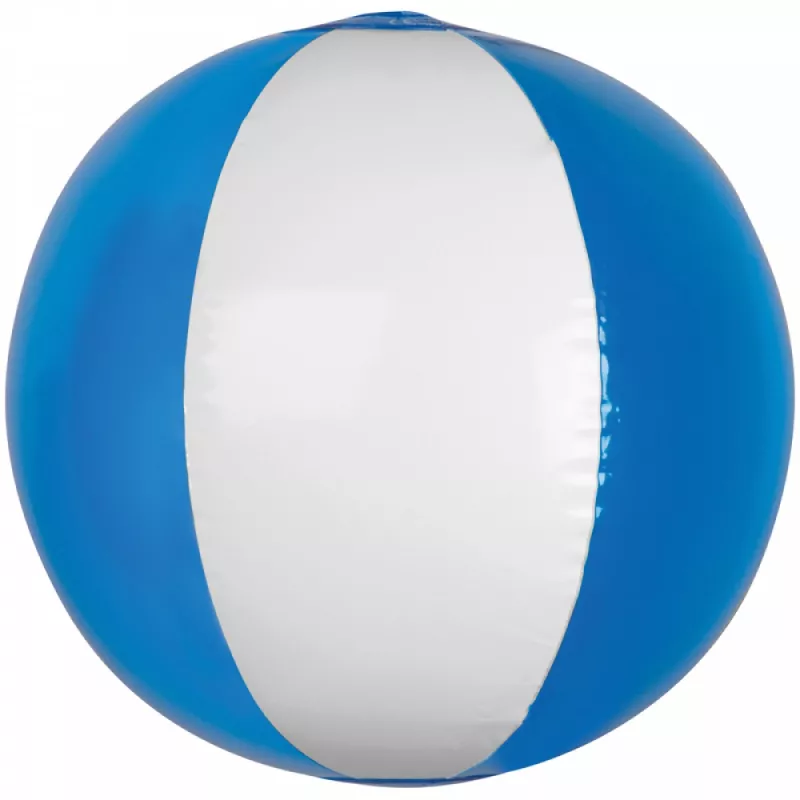 Dmuchana piłka plażowa transparentna średnica 26 cm - niebieski (5091404)