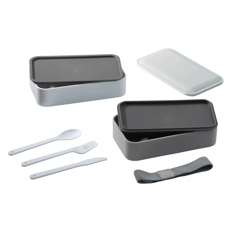 Lunchbox Bento - szaro / biały (LT91107-N6101)