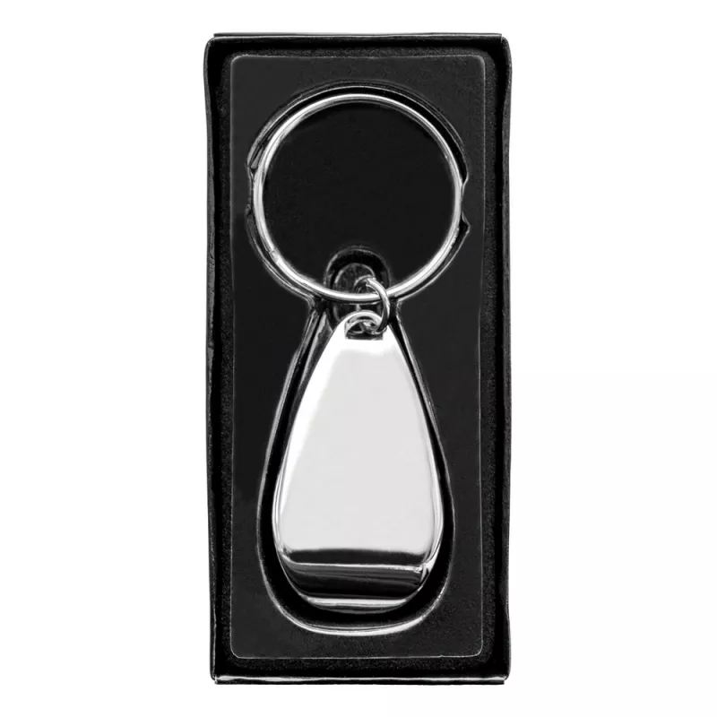 Brelok do kluczy, otwieracz do butelek | Madison - srebrny (V2013-32)