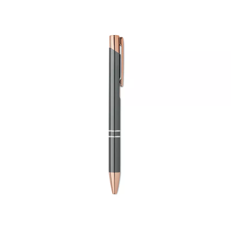 Długopis z aluminium z recyklingu BERN ROSE - Tytanowy (MO2371-18)