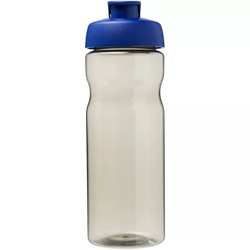 Bidon H2O Eco o pojemności 650 ml z wieczkiem zaciskowym - Błękit królewski-Ciemnografitowy (21009702)