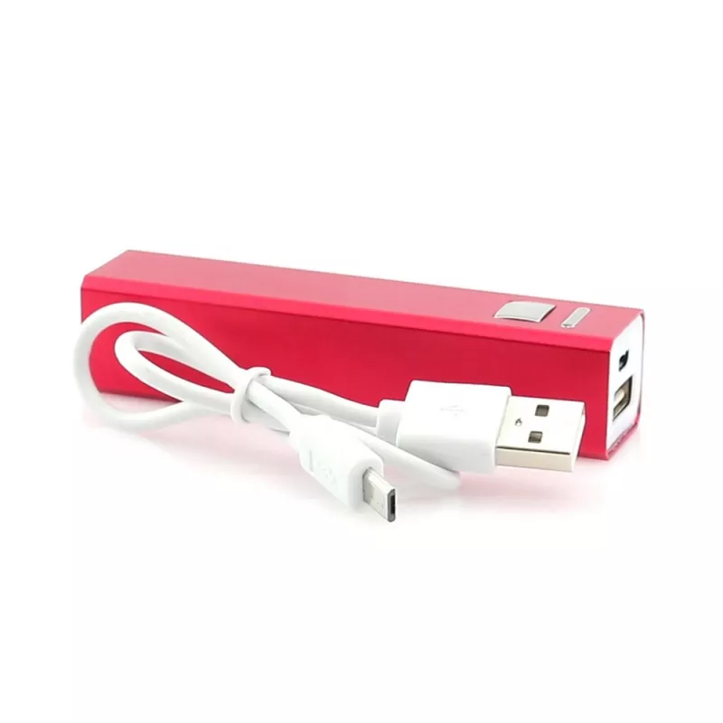 Power bank 2200 mAh - czerwony (V3336-05)