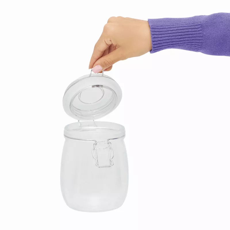 Szklany słoik, pojemność ok. 750 ml - transparentny (56-0306047)
