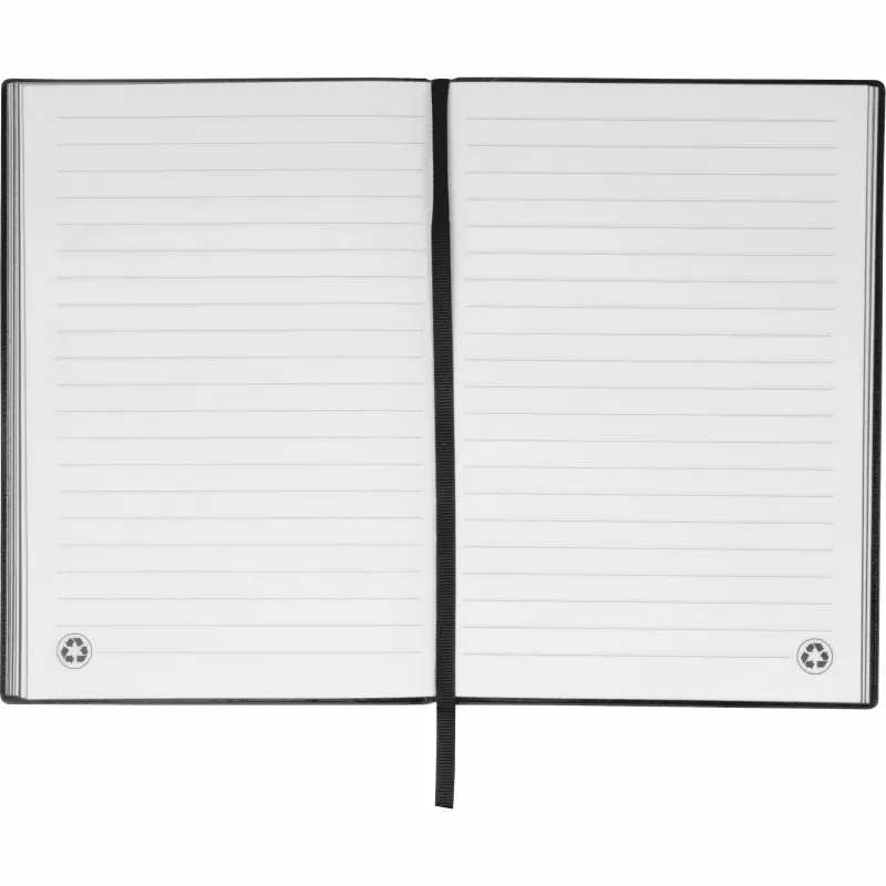 Notatnik A5 w linie HENRI - czarny (2539403)