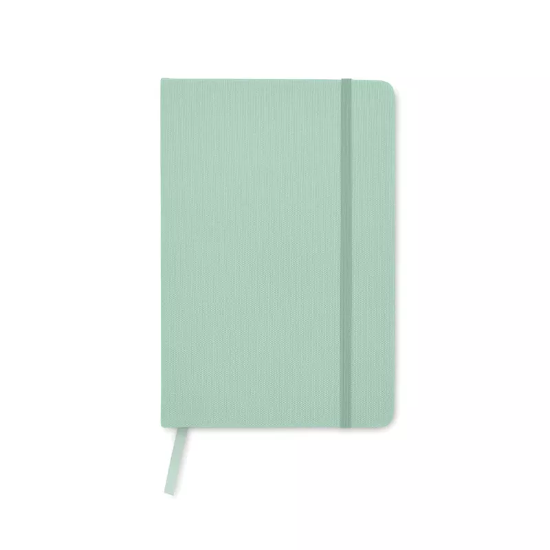 Notes A5 w okładce z RPET 80 kartek w linię NOTE RPET - Miętowy Zielony (MO9966-77)