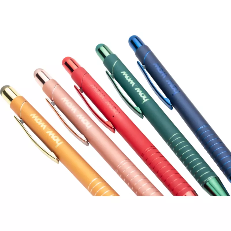 Długopis aluminiowy z touch-pen ANGELO grawer w kolorze długopisu - light grey (1541344)