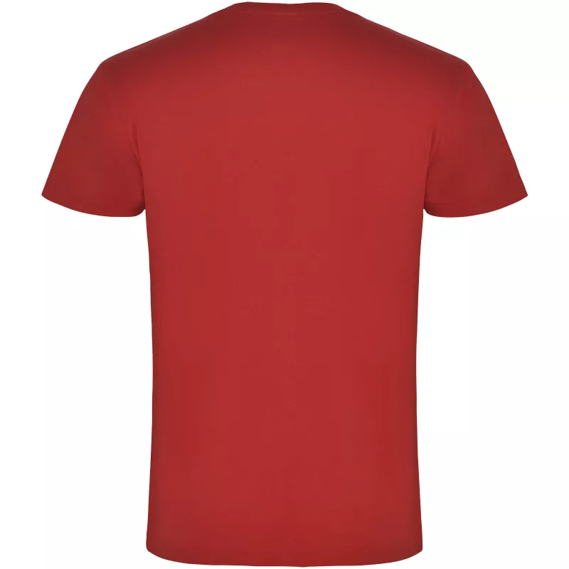 Samoyedo koszulka męska z krótkim rękawem i dekoltem w serek - Czerwony (R6503-RED)