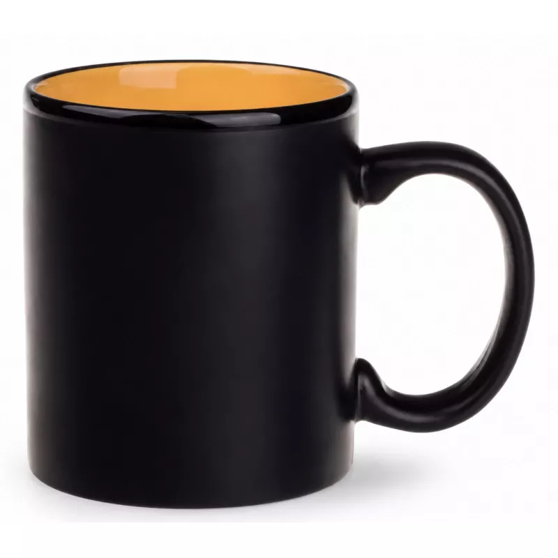 Kubek reklamowy Tomek Supreme (300 ml) - czarno-żółty (M/102-CZARNO/ŻÓŁTY)