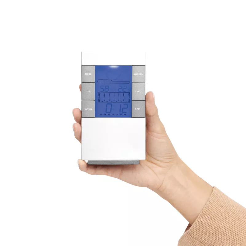 Stacja pogodowa - srebrny, szary (56-0401031)