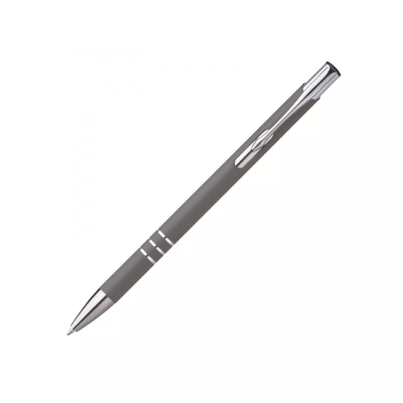 Długopis metalowy soft touch NEW JERSEY - grafitowy (055577)