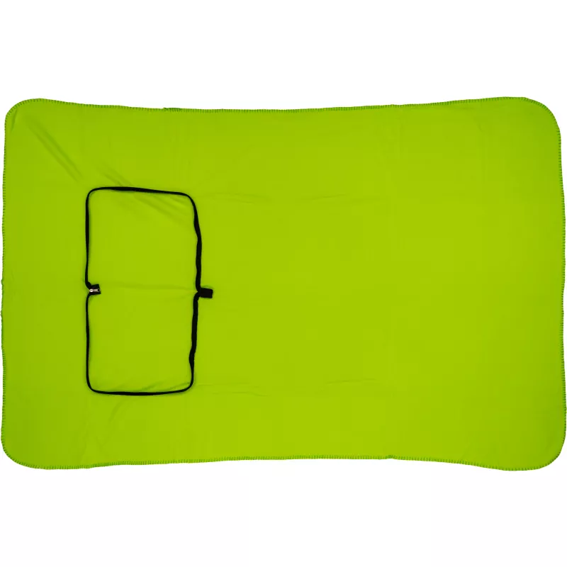 Koc z polaru/poduszka 2w1 RADCLIFF - jasnozielony (277529)