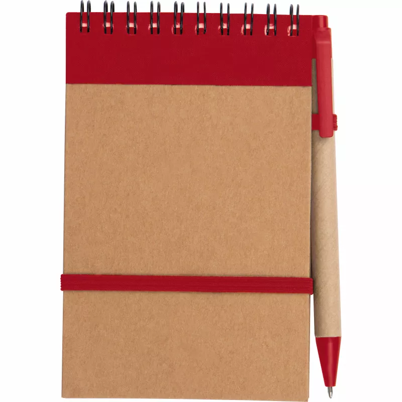 Notatnik z długopisem - czerwony (2049705)