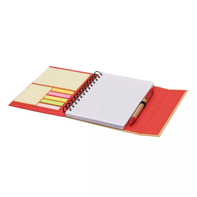 Notes - czerwony, naturalny (56-1103212)
