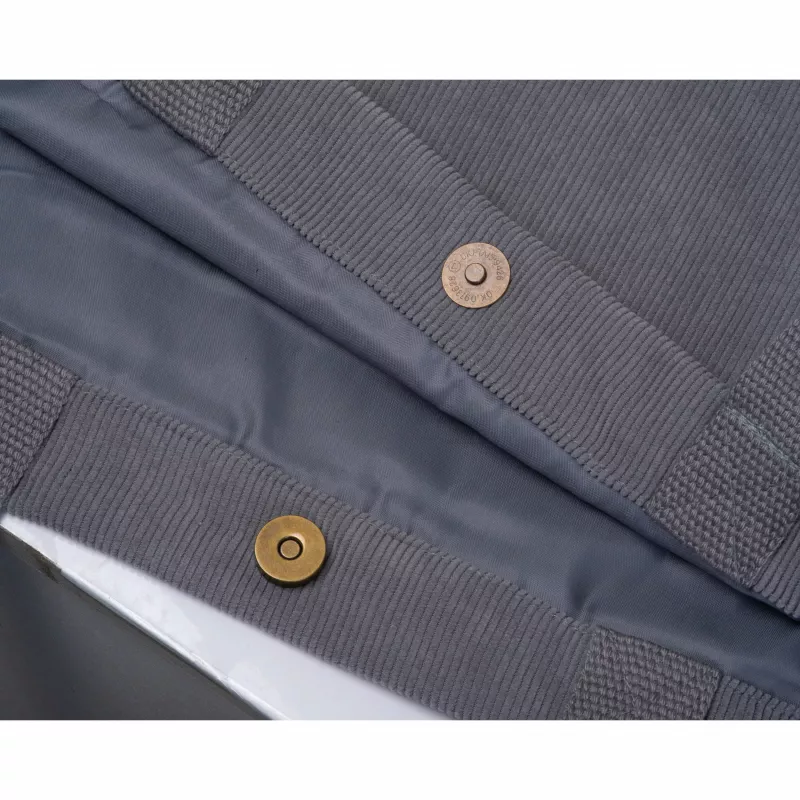 Duża torba na zakupy z poliestru poliestru 250 g/m² LIDIA - mid blue (6542507)