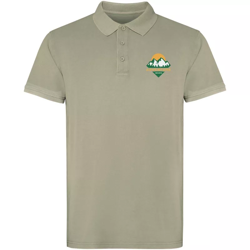 Austral koszulka polo unisex z krótkim rękawem  - Khaki (R2202-KHAKI)