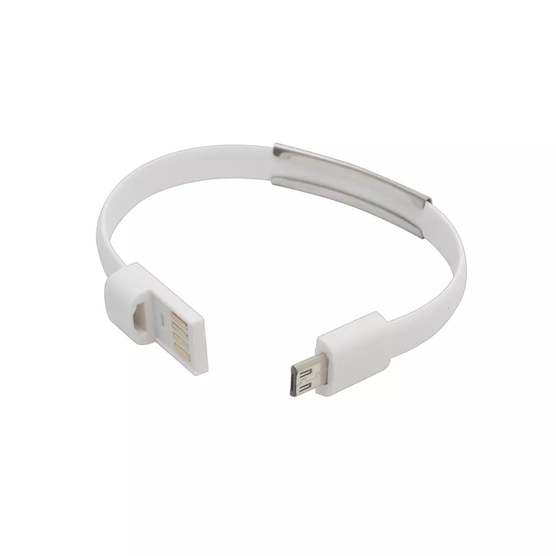 Bransoletka USB Bracelet - biały (R50189.06)