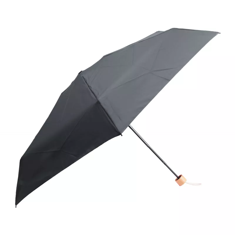 Mini parasol manualny ø89 cm z RPET Miniboo - czarny (AP808418-10)