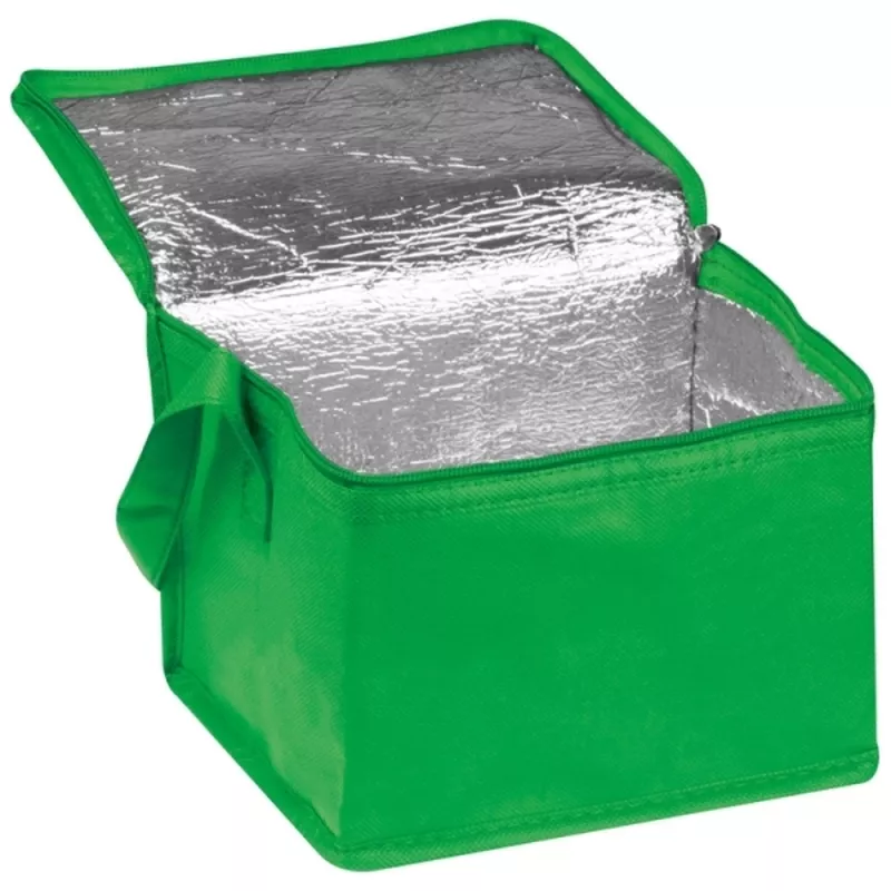Torba termiczna non woven na 6 puszek 330 ml NIEBY - zielony (154209)