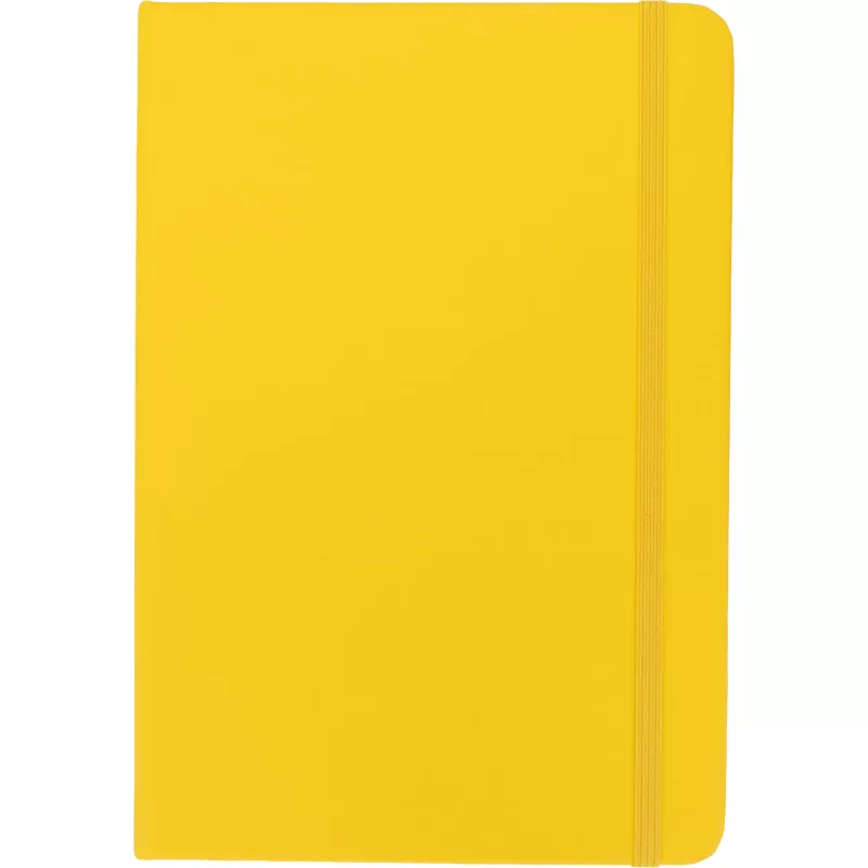 Notatnik A5 w linie z materiałów z recyklingu DOMINIK - żółty (2526108)