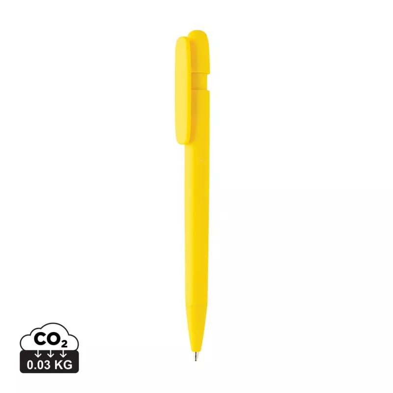 Długopis Devin wykonany z ABS z recyklingu - żółty (P611.2706)