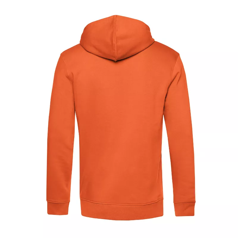 Bluza męska z kapturem B&C Organic Inspire Hooded - Pure Orange (233) (WU33B-PURE ORANGE)