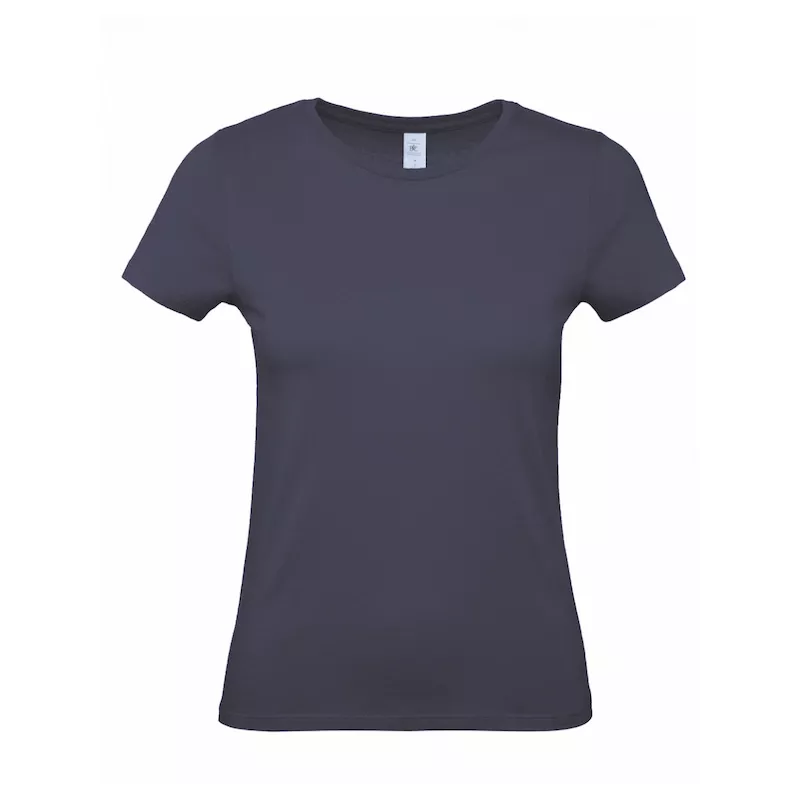 Damska koszulka reklamowa 145 g/m² B&C #E150 / WOMEN - Navy (003) (TW02T/E150-NAVY)