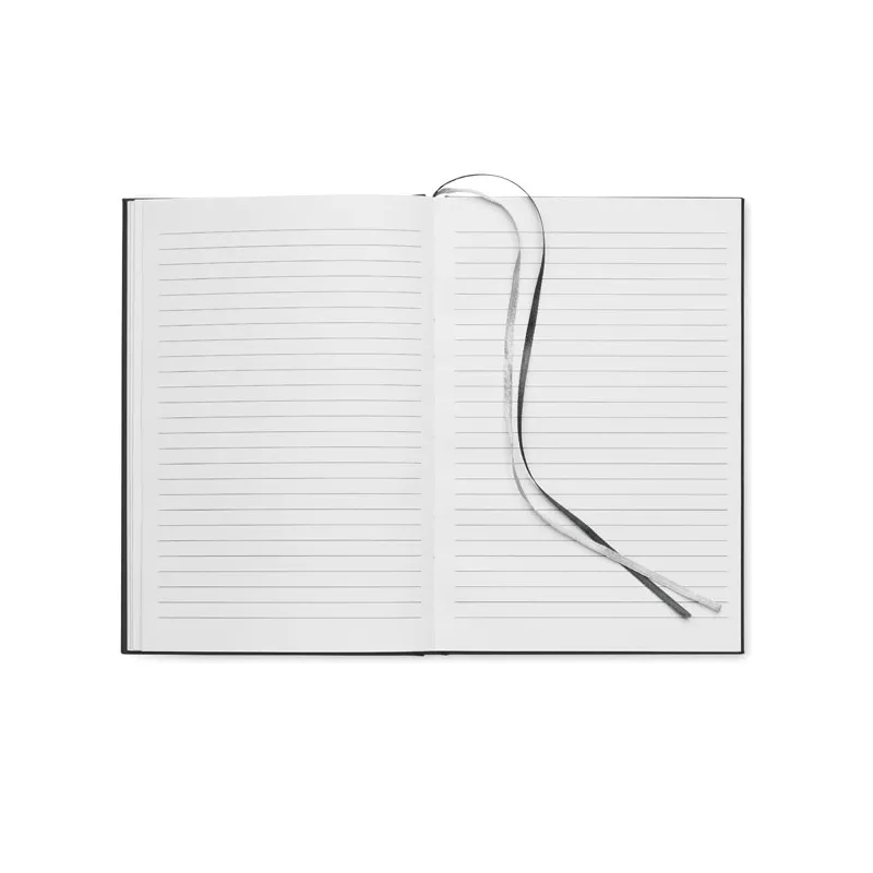 Notes A5 128 kartek w linię z recyklingu JOURNU - Czarny (MO2718-03)