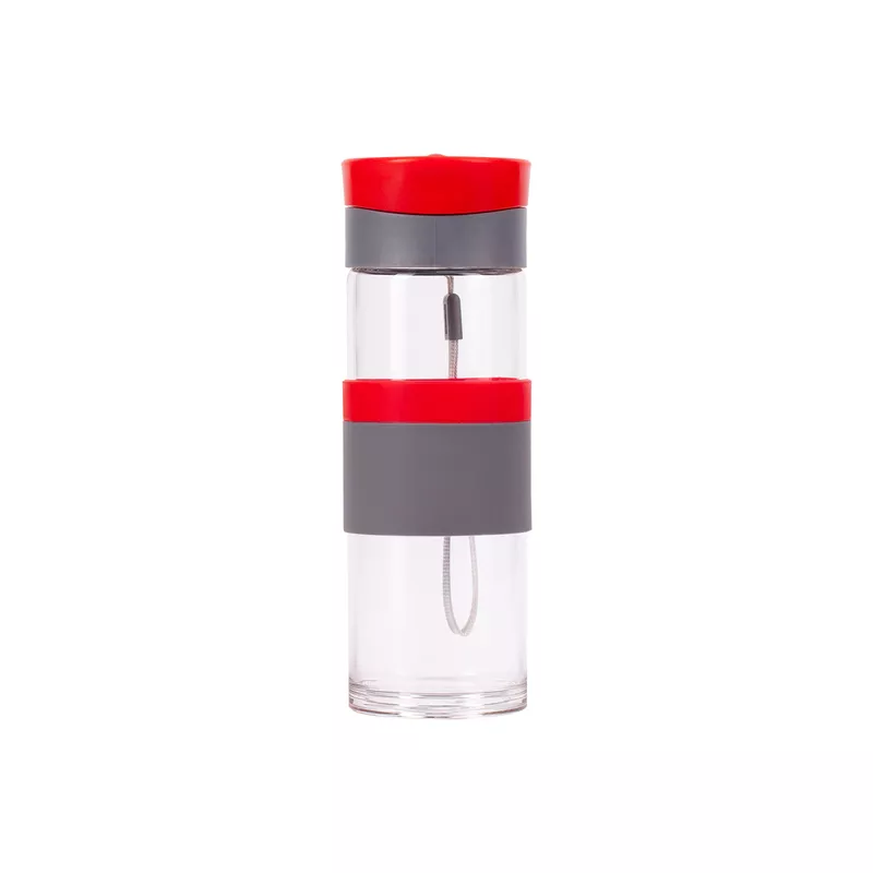 Szklana butelka Top Form 440 ml - czerwony (R08290.08)