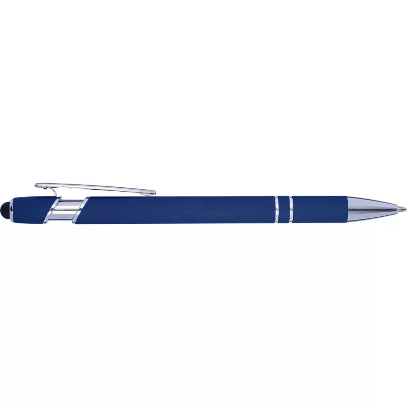 Długopis z touch pen-em - granatowy (V1917-04)