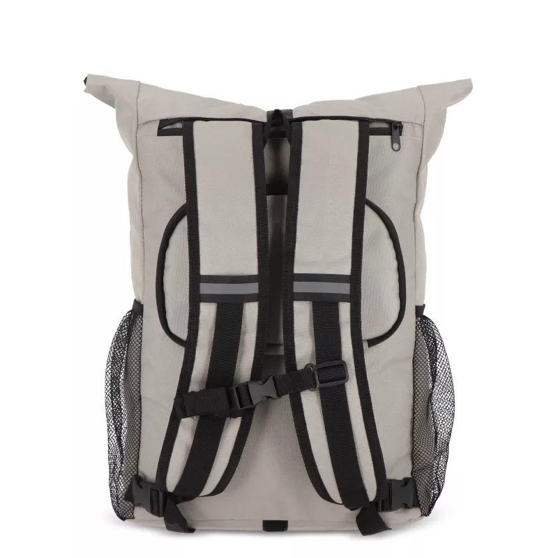 Plecak rowerowy R-PET 600D Rolltop 20L - szary (LT95351-N0061)