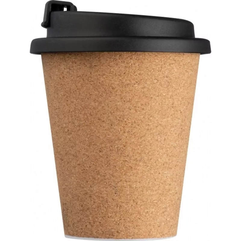 Kubek korkowy ANDENNE 350 ml - beżowy (215813)