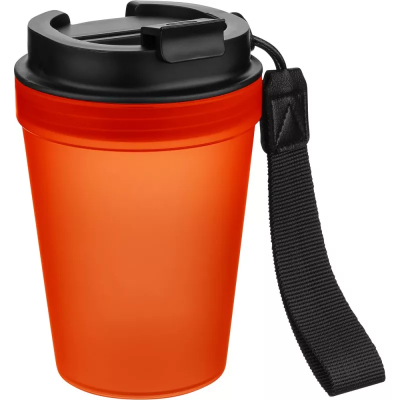Kubek podróżny 350 ml - pomarańczowy (VB287-07)