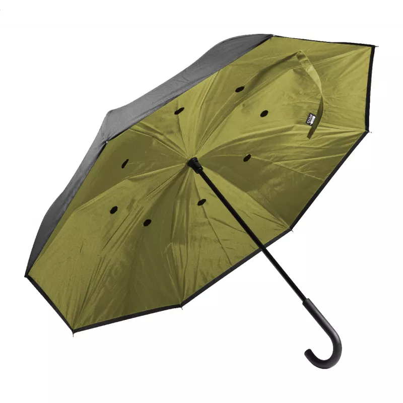 Raura Parasol odwracalny RPET - zielony (AP800103-07)