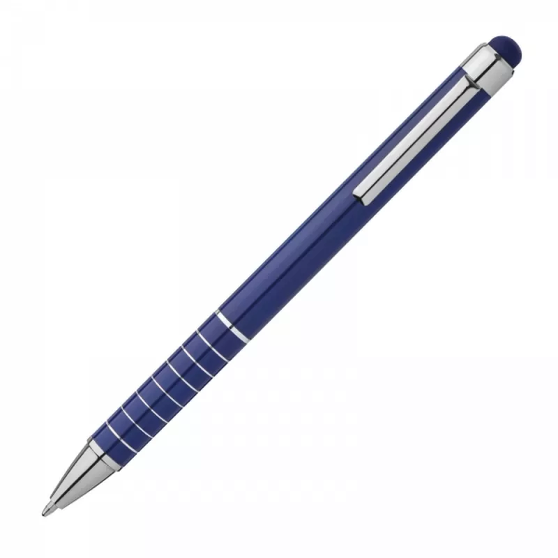Długopis metalowy touch pen SEBASTIAN - niebieski (1041804)